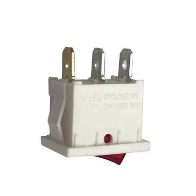 China High Quality 3Pin 6A 250VAC Copper Parts On /Off Rocker Switches Button Switch C7-BB for sale