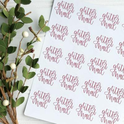 China China Supplier Self Adhesive Waterproof Custom Printing Kiss Cut Vinyl Thank You Sticker Label Sheet for sale