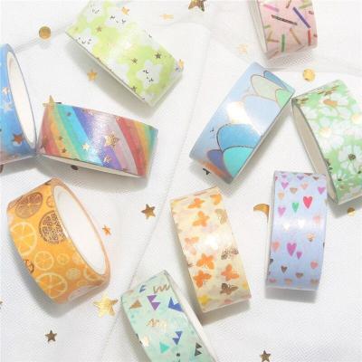 China Korean Diy Kawaii Paper Washi Tape Manufacturer Waterproof High Quality Decorative Custom Printing Color Washi Tape for sale