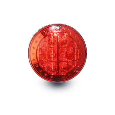 China PC+ABS+LED Bus Rear Lights Car Auto Lighting Systems Bus Tail Light Car Led Tail Lamp Round Led Rear Lamp For Trailer Truck 24v for sale