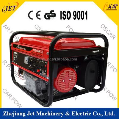 China 3.75kva Electric Gensets Home Use , 3kw Small Power Mini Generators JT2500CX for sale