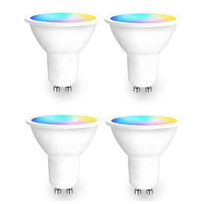 China FUNN030 Tuya WIFI Modern Smart Projector Support Mobile Phone APP Alexa Speaker Control GU10 RGB WiFi Bulb for sale