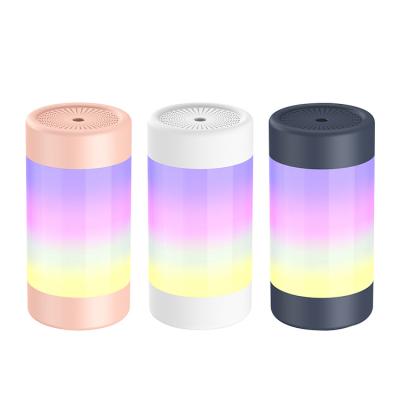 China FUNN258 300ML USB Car Lights Colorful Ultrasonic Cool Mist Humidifiers Portable Home Air Humidifier for sale