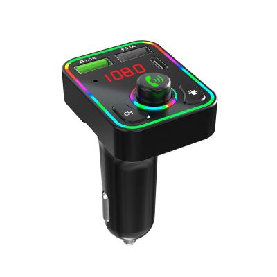 China CAR CHARGER FUNN148 Dual Fast FM Transmitter Accessories F-3 FM Radio Car Adapter PD 3.1A USB Wireless Charger for sale