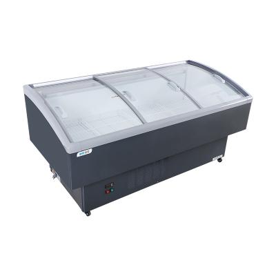 China convenience store deep freezer/chiller for vegetable, fruits, beverages for sale