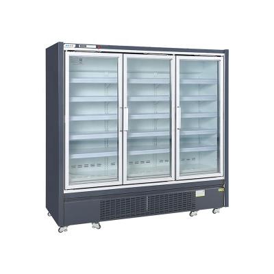 China Reach in multi shelves refrigerator for convenience store for sale