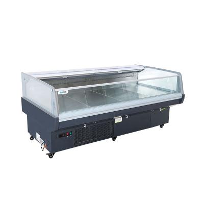 China Commercial top open meat display freezer for meat sale for sale