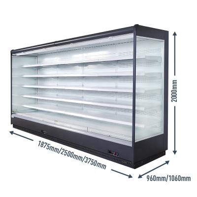 China Good quality convenience store vertical refrigerators chiller for dairy for sale