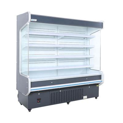 China Upright walk in chiller supermarket fresh fruit and vegetable refrigerator for sale