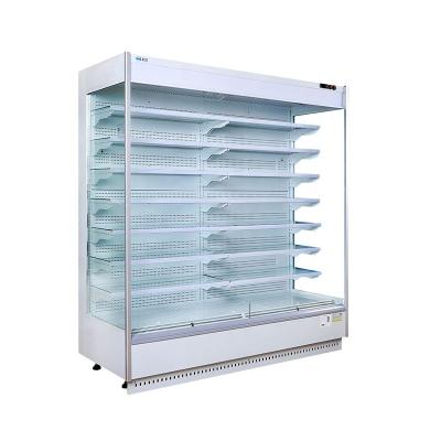 China Supermarket Upright Open Beverage Display Chiller Price for sale