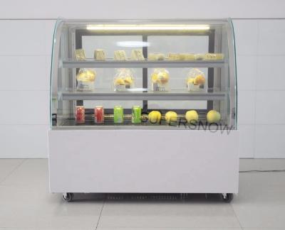 China Marble or SS base Bakery Display Fridge showcase refrigerator for sale