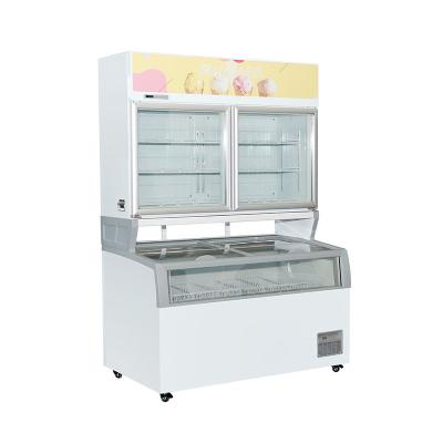 China Commercial ice cream pepsi fridges bottom-freezer refrigerators for sale