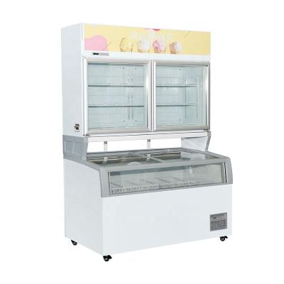 China Supermarket General Used Chest Ice Cream Deep Freezer Price For Sale for sale