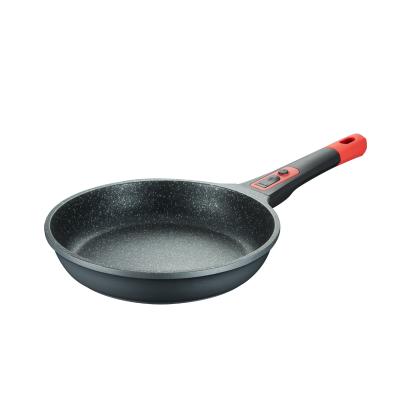 China General use for gas kitchen and induction cooker NO--soot stone pan, flat bottom pan, non-stick medical stone pan for sale