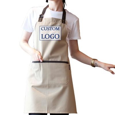 China Shop Summer Milk Restaurant Oil Proof Apron New Men's And Women's Kitchen Family Kitchen Waterproof Apron Cotton Apron New for sale