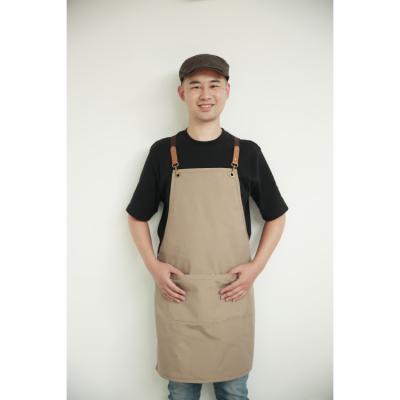 China Custom 15% Cotton Lightweight Apron Unisex Kitchen Full Apron A14 C-G Tranquility for sale