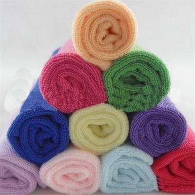 China 25*25cm Absorbent Microfiber multifunctional Square Car & Kitchen Cleaning Towel for sale