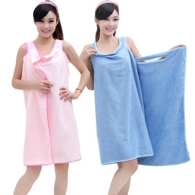 China Bathrobe Beach Wearable Beach Towel Bath Towel Variety Sexy Superfine Fiber Magic Towel for sale