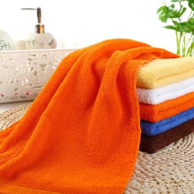 China 14''*30'' 100g Cotton Soft Face Towel Hand Towel High Quality Towel Home Pure Color Towel for sale