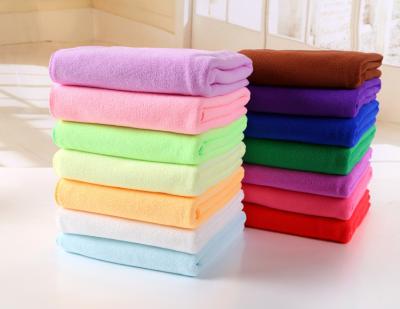 China Mix rushed color 70*140cm microfiber bath towel for adults magic towel for sale