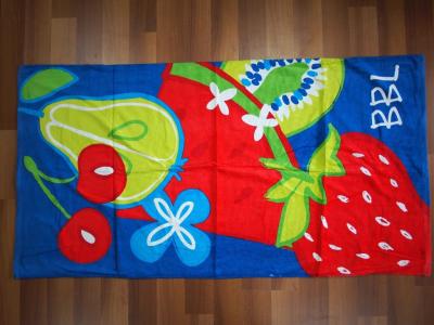 China custom beach towels 100% cotton velour reactive printing beach towels small MOQ for sale