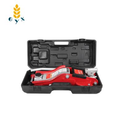 China Car Jack Horizontal Hydraulic Jack Car 2.5 Ton Car Jack Tire Tool in plastic box T825010rs, wear resistant and durable for sale