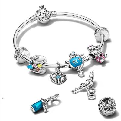 China CLASSIC jeweler Luminous Firefly cup charms jewerly Diy 925 sterling silver original accessories pulcera brazalete joyas factory wholesal for sale