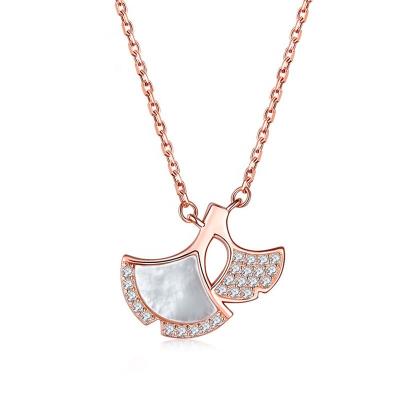 China TRENDY egirl women's initial personalized heart pendant statement fashion jewelry bulk rose gold 925 sterling silver necklace 2020 for sale