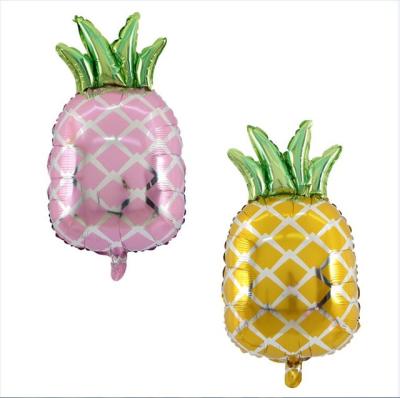 China Decoration Flamingo Pineapple Fruit Balloon Aluminum Children's Day Decor Summer Theme Party Kids 1st Birthday Decor Supplies for sale