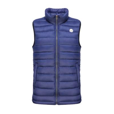 China Waterproof Men Padded Basic Winter Basic Striper Quilting Thick Quilting Vest Vest Winter for sale