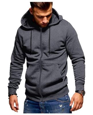 China OEM Breathable Mens Training Zipper Up Hoodie Customize Wholesale Warm Thick Warm Fleece Winter Fleece Hoodies for sale