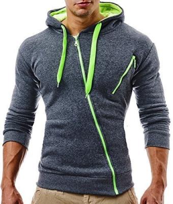 China OEM Breathable Mens Training Zipper Up Hoodie Customize Sweatshirt Fleece Wholesale Basic Hoodies for sale