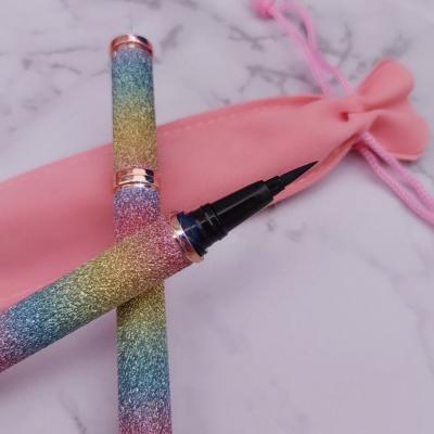 China Waterproof 2 in 1waterproof glitter eyeliner vegan lashglue eyeliner pen private label magnetic eyeliner pen for sale