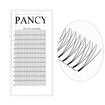 China Soft Cashmere Pre Made Volume Eyelash Long Volume Lash Fan 8D Vapor Long Rod 0.05 Premade Mini Volume Lash Eyelash Fans for sale