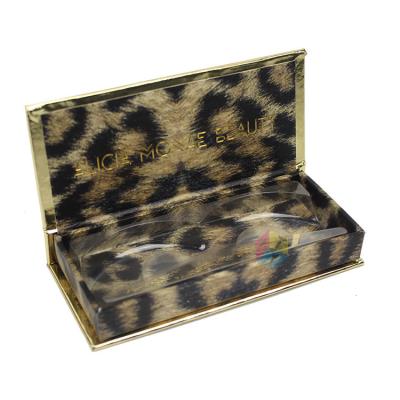 China Customized customized eyelash packaging box with logo empty eyelash box container for sale