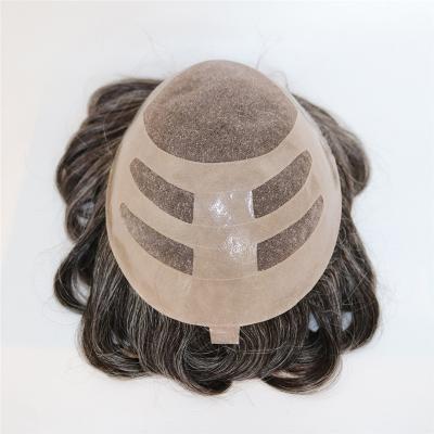 China Brazilian Hair Toupee Hair Topper Qingdao Hair Bond Hair Base for sale