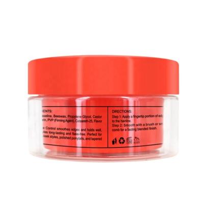 China Wholesale Vegan Private Label Edge Control Hair Styling Gel Hair Wax Hair Pomade Wig Professional Edge Control for sale