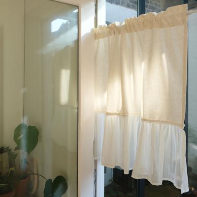 China Home Decoration Cutelife Screen Cloth Door Curtain Blackout Curtain Kitchen Window Blackout Curtains Nordic Canvas Fabric For Living Room Decor for sale