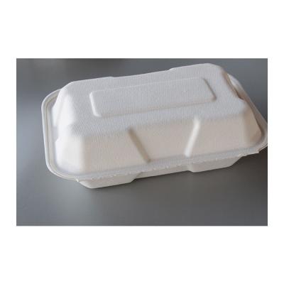 China China Modern New Product Food Container 850Ml Disposable Food Container Degradable Disposable Sugar Cane Tableware for sale