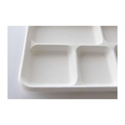 China 2021 Modern Best Selling Lunch Box Disposable Biodegradable Food Container Dining Paper Plates and Dish Bowls for sale