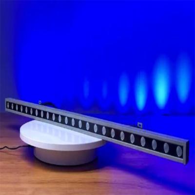 China Garden rgb waterproof dmx512 led light aluminum body IP66 DMX512 LED RGB DMX512 wall wash exterior wall seal for building facade for sale