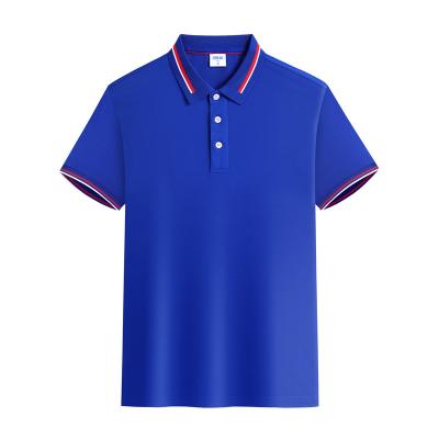 China Anti-wrinkle Polyester Sublimation Printing Golf T-shirt Men Polo Shirt for sale