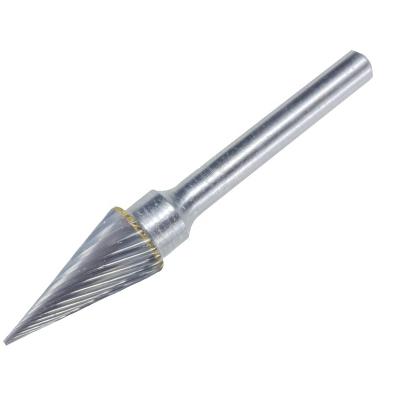 China Wolfram carbide(WC) High Quality cone with pointed head type M carbide burrs for aluminium for sale