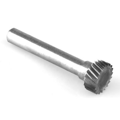 China Wolfram carbide(WC) Wolf's fang high quality type A thin tungsten carbide round rotary burr for sale