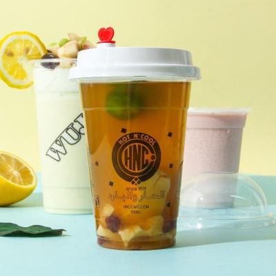 China Recyclable 95MM Caliber 700ml Manufacturer Cheap Plastic Bubble PP Cup Food Grade Transparent Disposable Juice bubble tea cup for sale