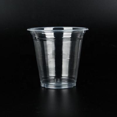 China Recyclable Custom printed round clear plastic pp disposable tea drinking cups on sale for sale