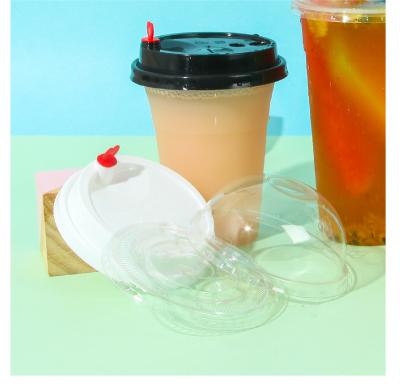 China Non Spill Plastic Cup Lid Manufacturer Supply Injection Plastic Cup Lid Cover Take Away for sale