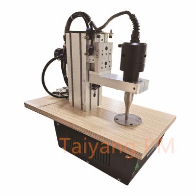 China 3ply Mask Earloop Welding Machine Flat Manual Ultrasonic Single Head Spot Welding Machine Ultrasonic Sewing Machine for sale