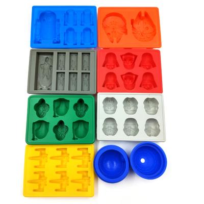 China Viable Set Wholesale 8 Large Whiskey Spheres Silicone Ice Tray for sale