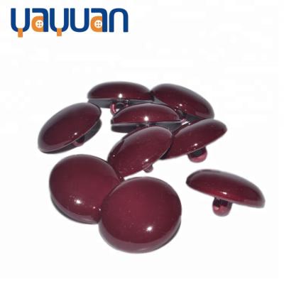 China Dry Cleaning Wine Red Leg Button 25mm Can Be Custom Hand-stitched for sale